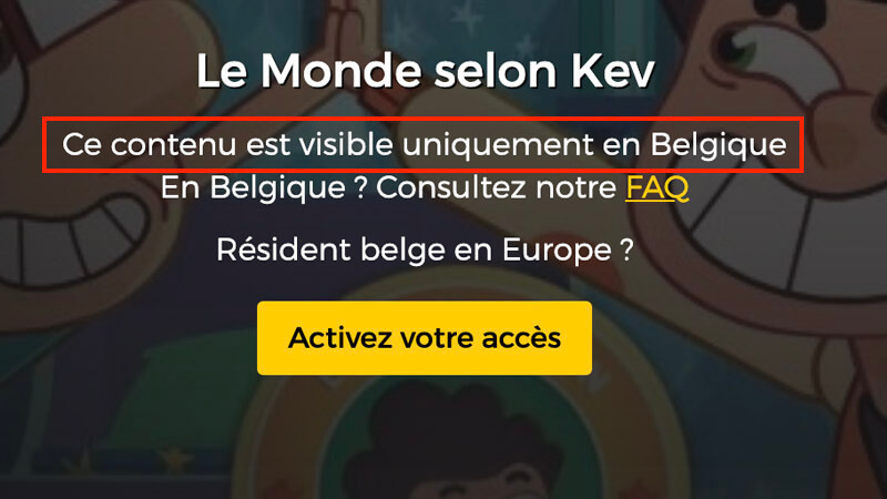 RTBF bloqué